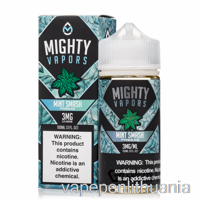 Mėtų Užšaldymas - Galingi Garai - 100ml 6mg Vape Skystis